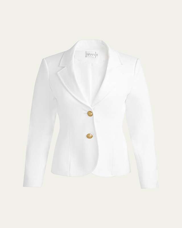 Iana Denim Sculpted Blazer